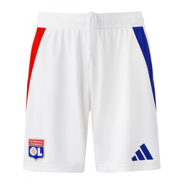 Olympique Lyonnais maglia da casa lyon pantaloncini uomo prima divisa da calcio abbigliamento sportivo maglia da calcio pantaloni 2024-2025